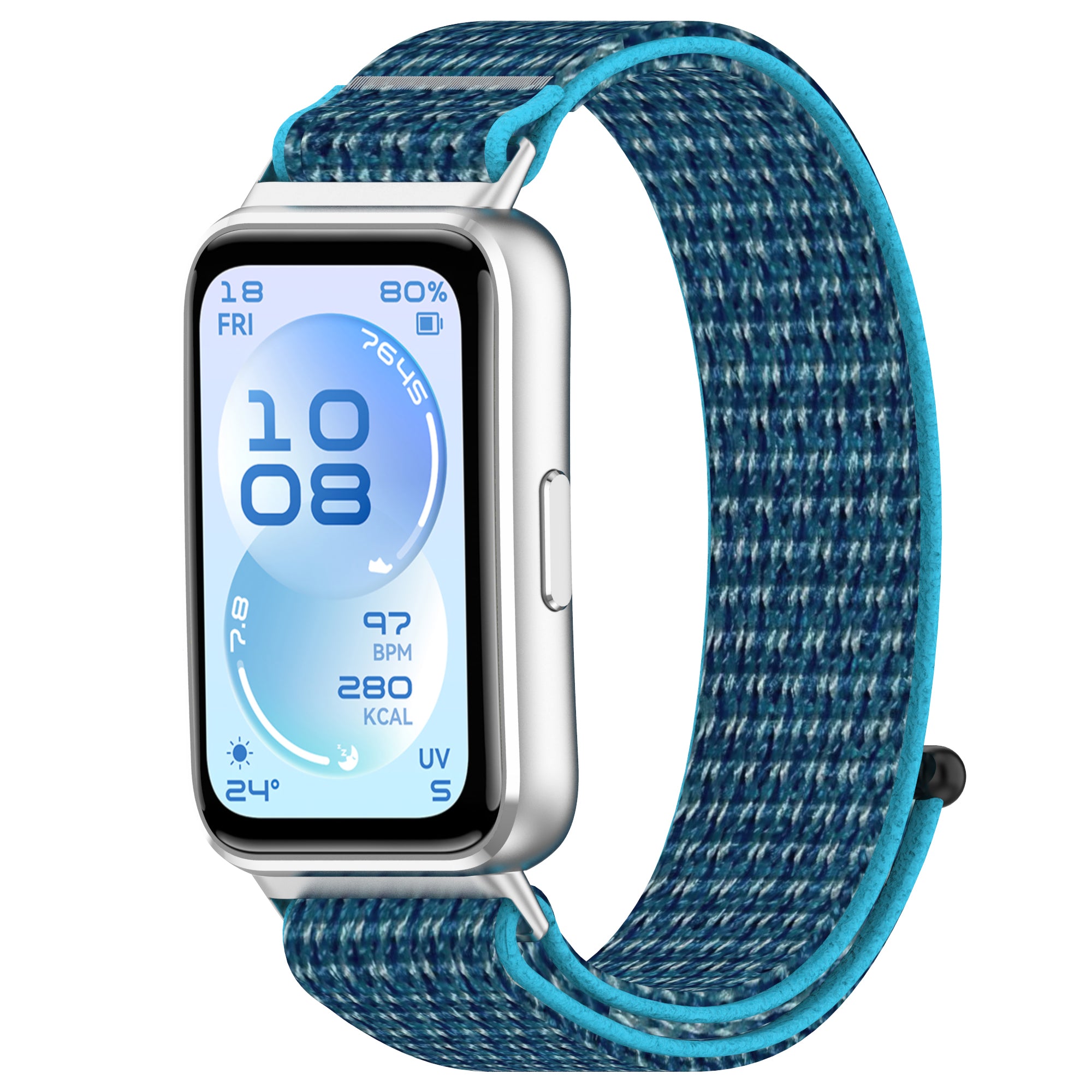 Bracelet nylon Huawei Band 11 Pro (bleu océan)