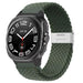 Bracelet nylon tissé Samsung Galaxy Watch Ultra 2 (vert olive)