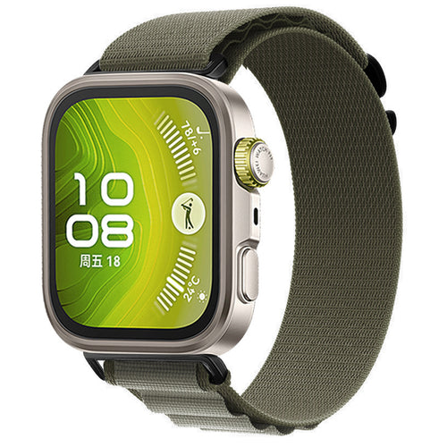 Bracelet Alpine nylon Huawei Watch Fit 5 Pro (vert olive)