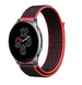 Bracelet nylon OnePlus Watch (noir/rouge)
