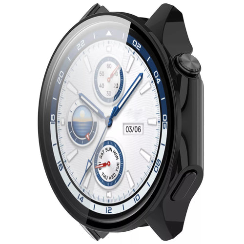 Coque rigide avec verre OnePlus Watch 2 (noir)