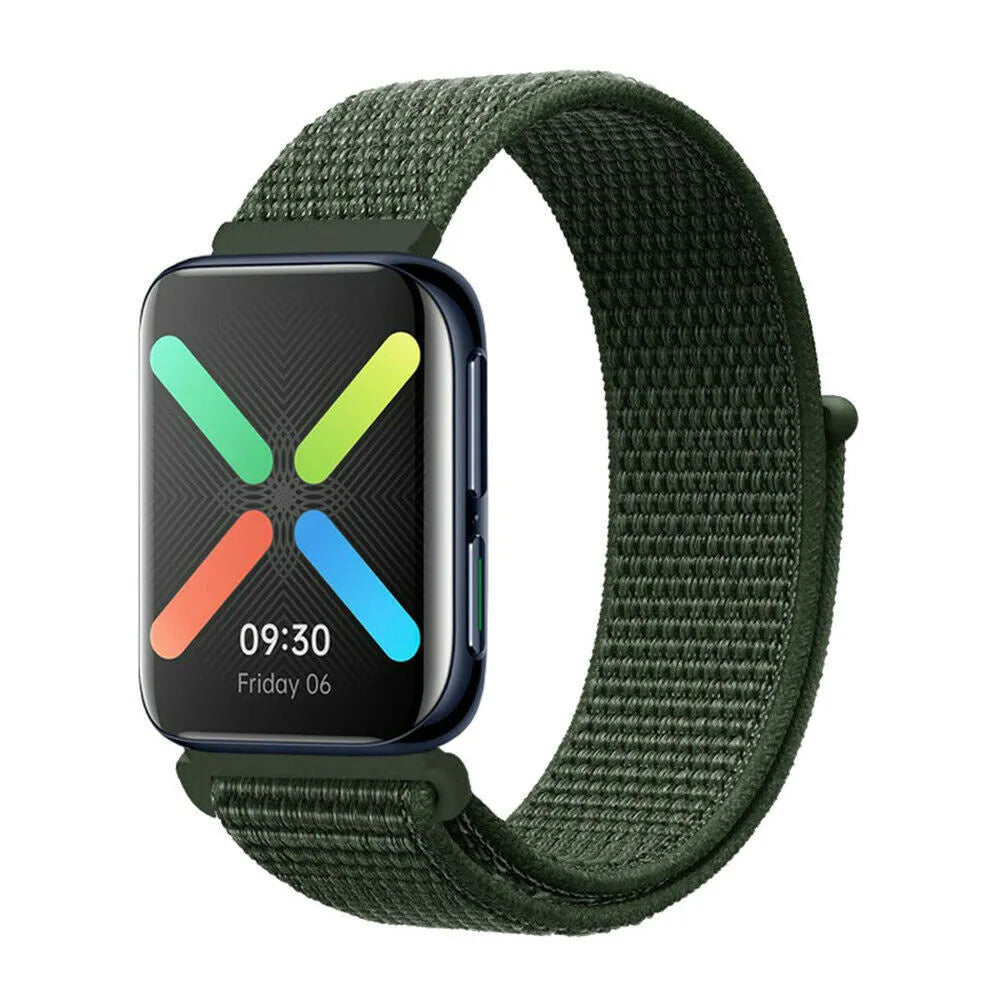 oppo-watch-nylon-band-donkergroen