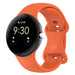 Bracelet silicone classique Google Pixel Watch 4 - 45mm (orange)