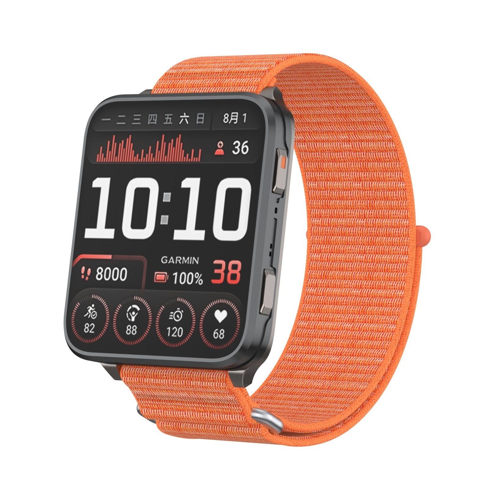 Bracelet nylon Garmin Venu X1 (orange)