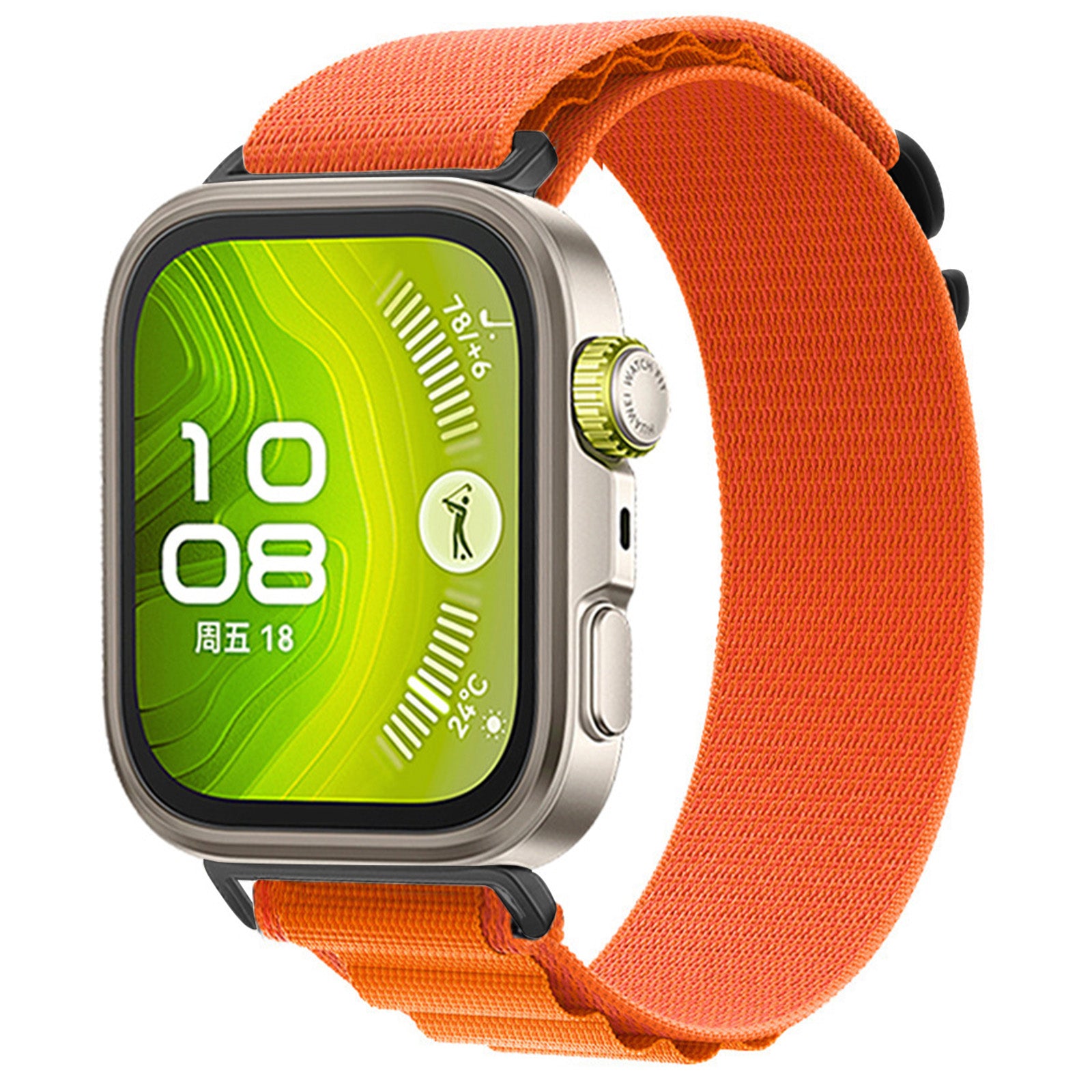 Bracelet Alpine nylon Huawei Watch Fit 5 Pro (orange)