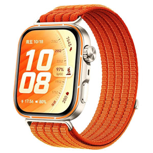 Huawei Watch Fit 5 Pro Ultra Thin Nylon Strap (Orange)
