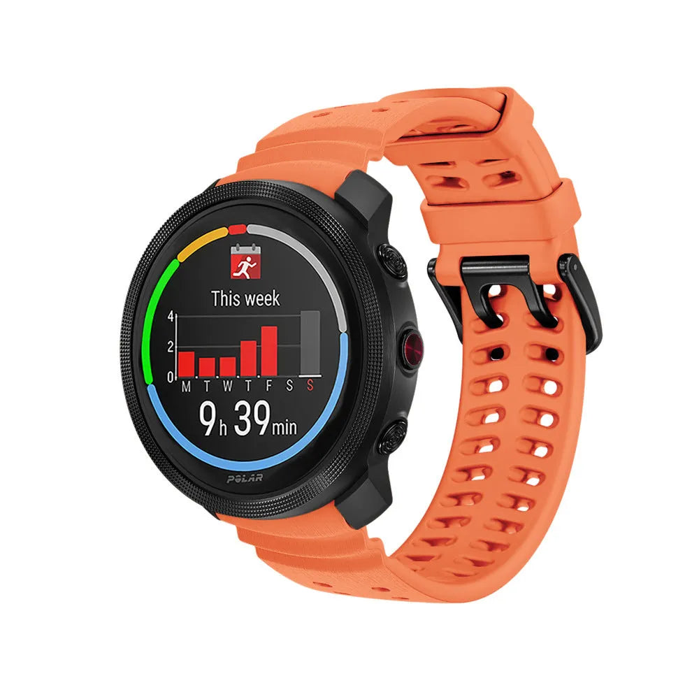 Bracelet silicone grain Polar Grit X (orange)