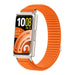 Bracelet nylon ondulé Huawei Band 11 Pro (orange)