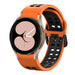 Samsung Galaxy Watch 4 44mm Squared Sport Strap (Orange/Black)