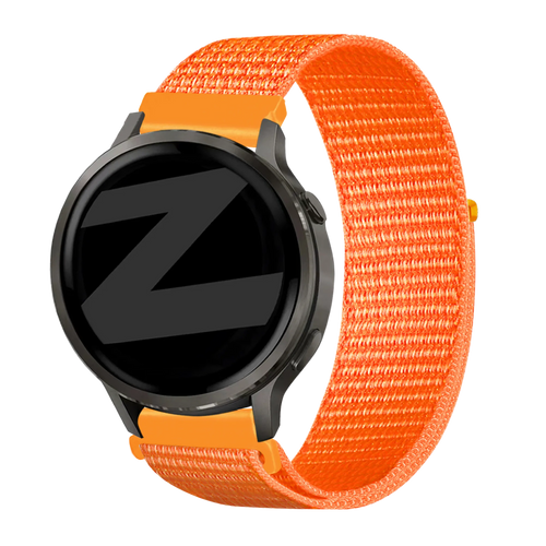 Bandz Garmin Forerunner 255 Nylon Loop Strap (Orange)