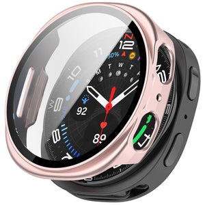 Coque rigide avec vitre Samsung Galaxy Watch 8 - 40mm / 9 - 40mm (rose)