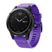 Bracelet silicone Garmin Forerunner 965 (violet)