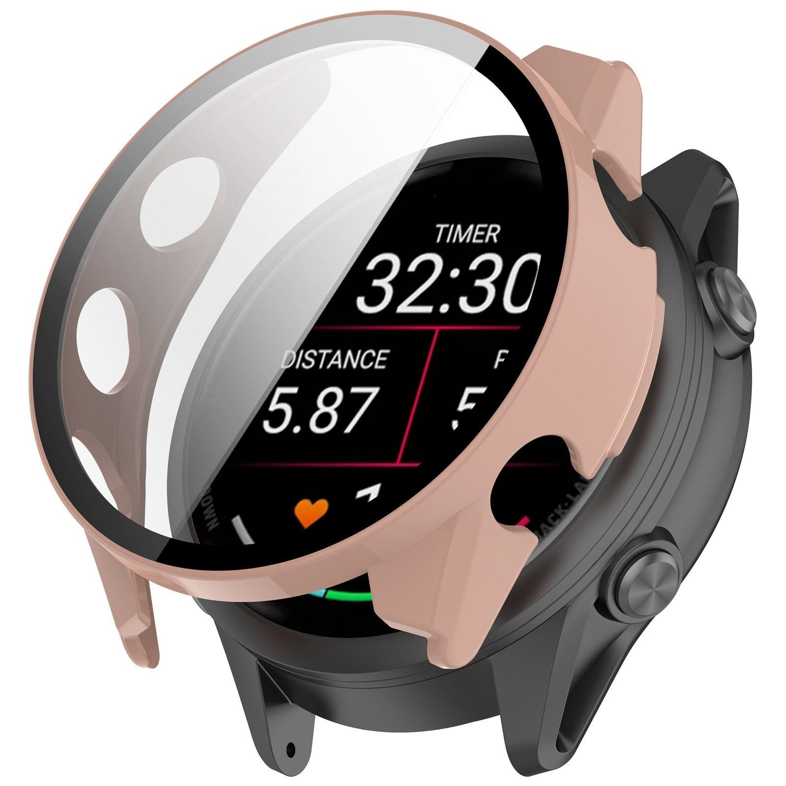 Garmin Forerunner 570 - 42mm Hard Case with Glass (Pink)