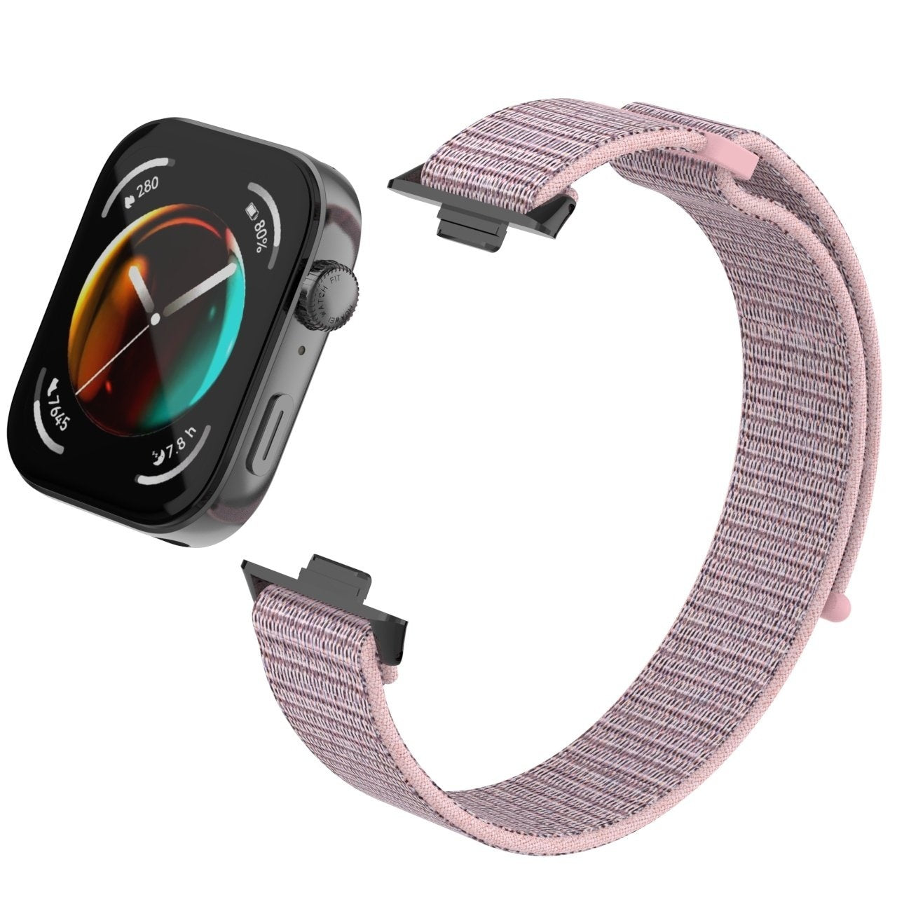 Huawei Watch Fit 4 Pro Nylon Strap (Pink)