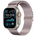 Bracelet milanais moderne Apple Watch Ultra (rose)