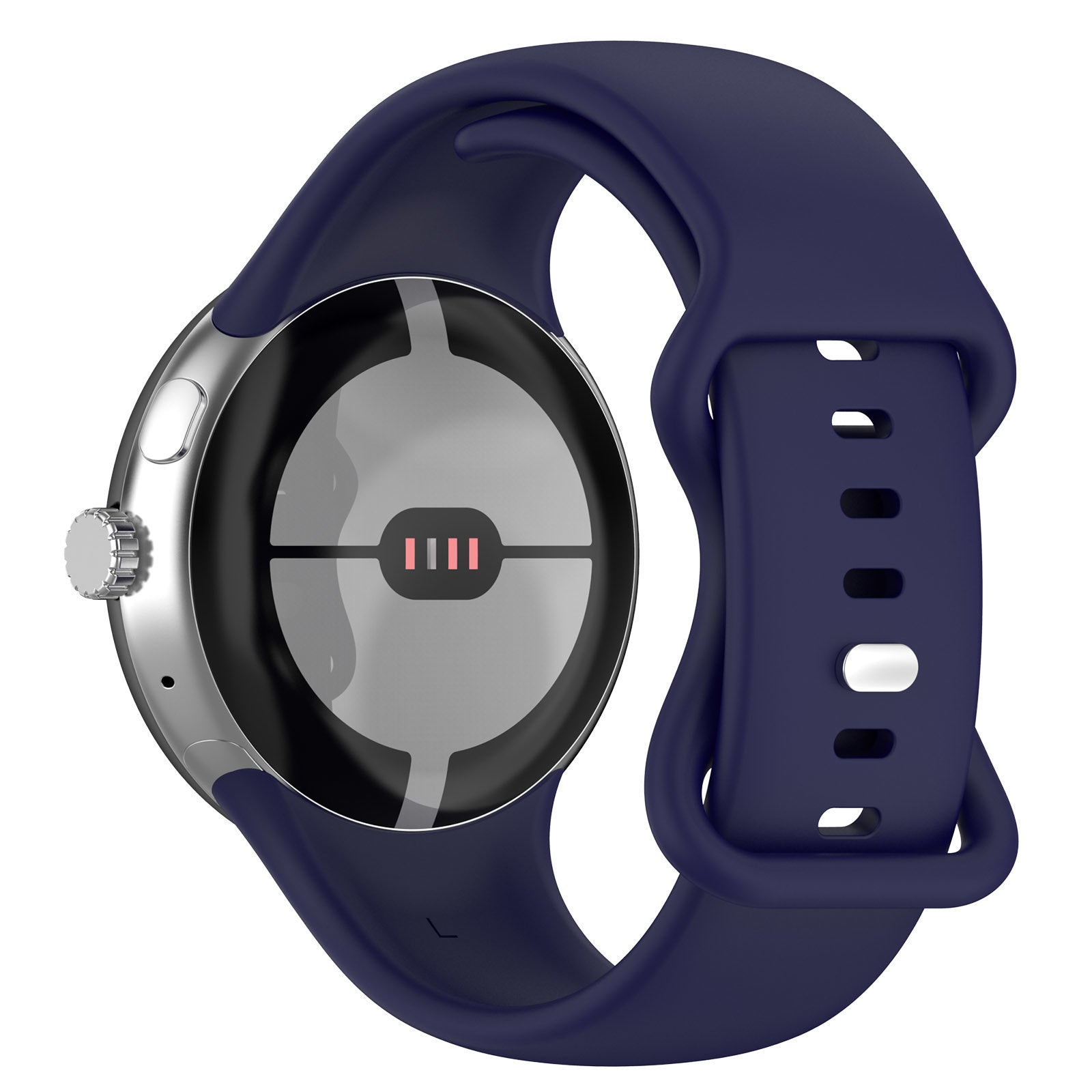 Bracelet silicone Google Pixel Watch 3 - 41mm Classic (bleu foncé)