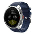 Bracelet silicone twill Polar Grit X (bleu foncé)
