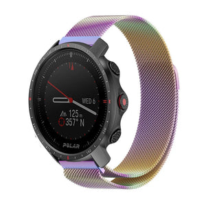 Milanese Strap, on a watch, 3/4 front view