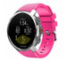 Bracelet silicone twill Polar Grit X (rose vif)