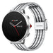 Polar Grit X Fine Steel Strap (Silver/Black)