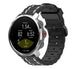 Bracelet à boucle sport Polar Grit X (noir/blanc)