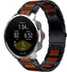 Bracelet bois/acier Polar Grit X (noir)