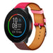 Bracelet cuir Polar Pacer (rose/marron rouge)