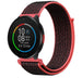 Bracelet nylon Polar Pacer (noir/rouge)