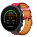 Bracelet cuir Polar Vantage M (rose vif/marron rouge)