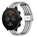 Bracelet acier inoxydable Polar Vantage M (argent/noir)
