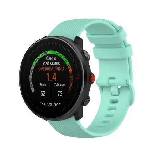 Bracelet en silicone de luxe Polar Vantage M3 (aqua)