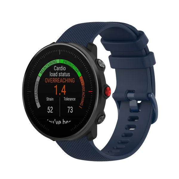 Bracelet silicone Premium Polar Vantage V3 (bleu foncé)