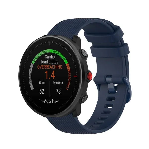 Bracelet en silicone de luxe Polar Vantage M3 (bleu foncé)