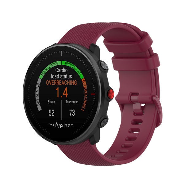 Bracelet silicone luxe Redmi Watch 5 Active (vin rouge)