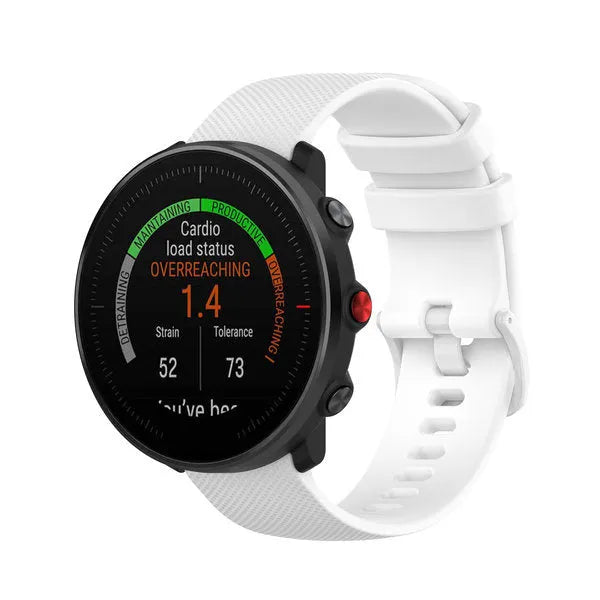 Bracelet silicone Premium Polar Vantage V3 (blanc)