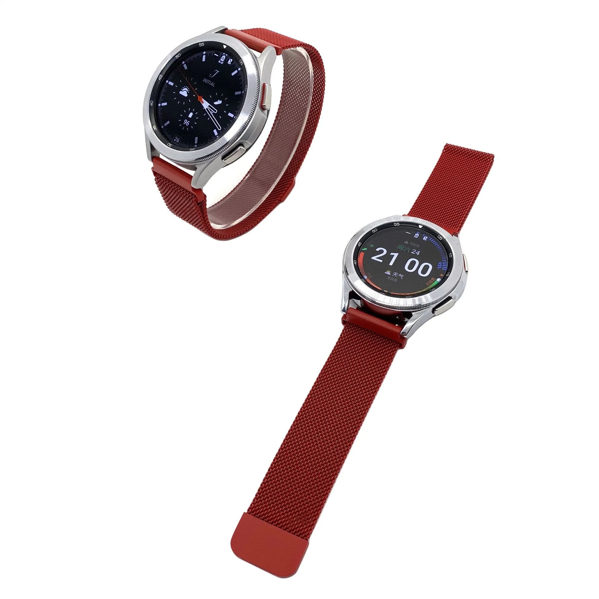 Bracelet milanais Oppo Watch X (rouge)