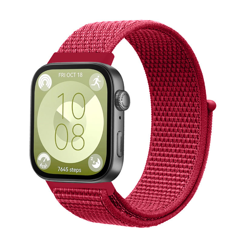 Bracelet nylon Huawei Watch 3 (Pro) (rouge)
