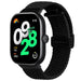 Bracelet tissée avec D-Buckle Xiaomi Smart Band 9 Pro (noir)