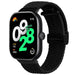 Bracelet tissée avec D-Buckle Xiaomi Smart Band 9 Pro (noir)