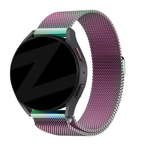 Milanese Loop Strap, on a watch, 3/4 front view
