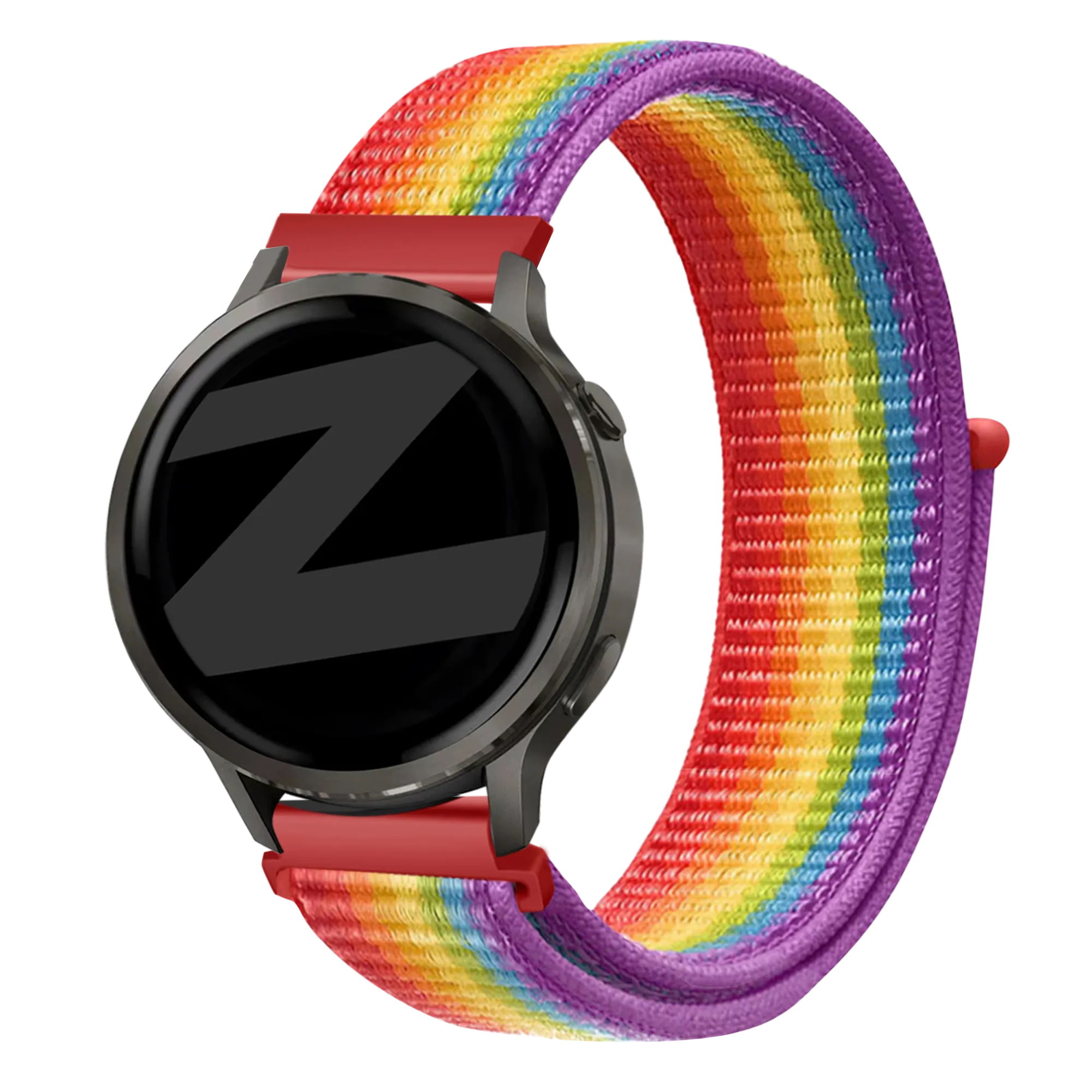 Bandz Bracelet nylon Loop Garmin Forerunner 265s (arc-en-ciel)