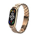 Bracelet acier Xiaomi Mi Band 7 (or rose)