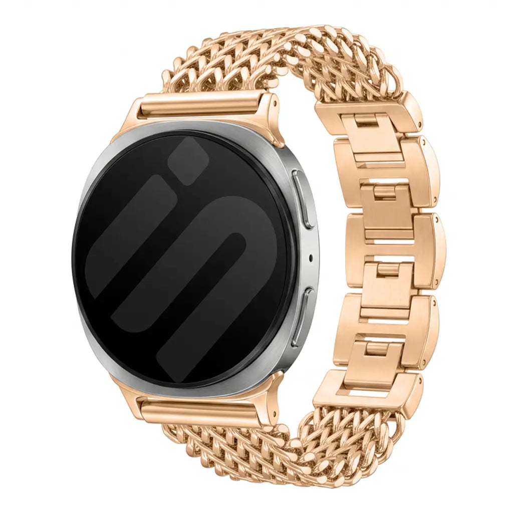 Bracelet metal mesh Samsung Galaxy Watch 8 Classic (or rose)