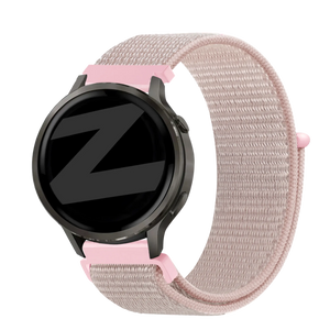 Bandz Bracelet nylon Loop Garmin Vivoactive 4s (rose or)