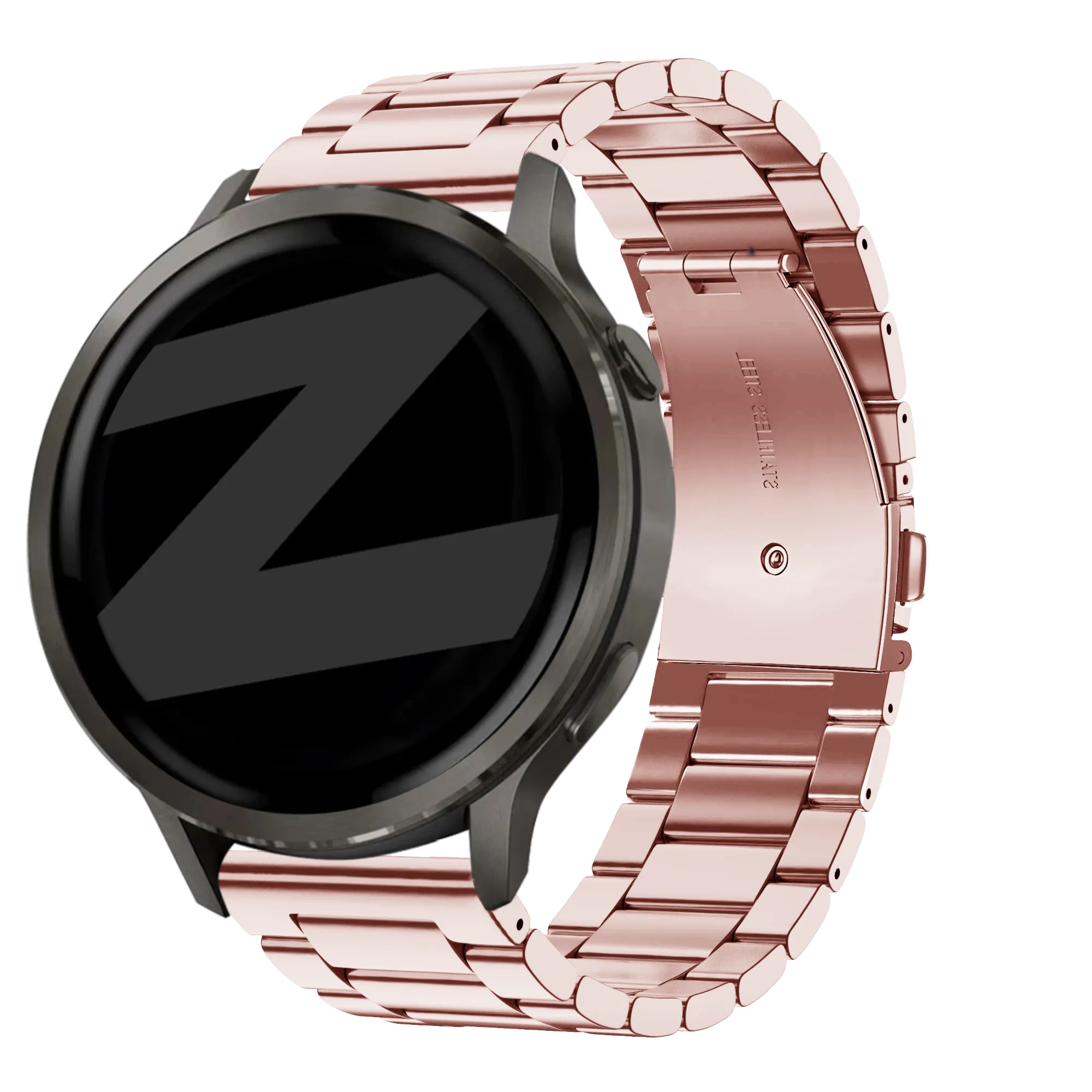 Bandz Bracelet acier 'Classic' Garmin Approach S42 (rose)