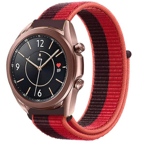 Nylon Strap, on a watch, 3/4 front view