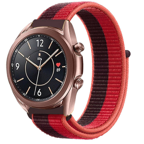 Nylon Strap, on a watch, 3/4 front view