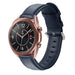 Bracelet cuir Samsung Galaxy Watch 3 41mm (bleu foncé)