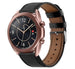 Bracelet cuir Samsung Galaxy Watch 3 41mm (noir élégant)