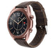 Bracelet cuir Samsung Galaxy Watch 3 41mm (marron foncé)